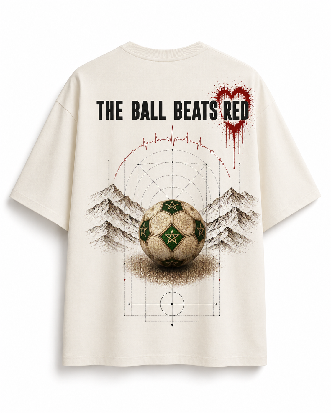The Ball Beats Red Tee