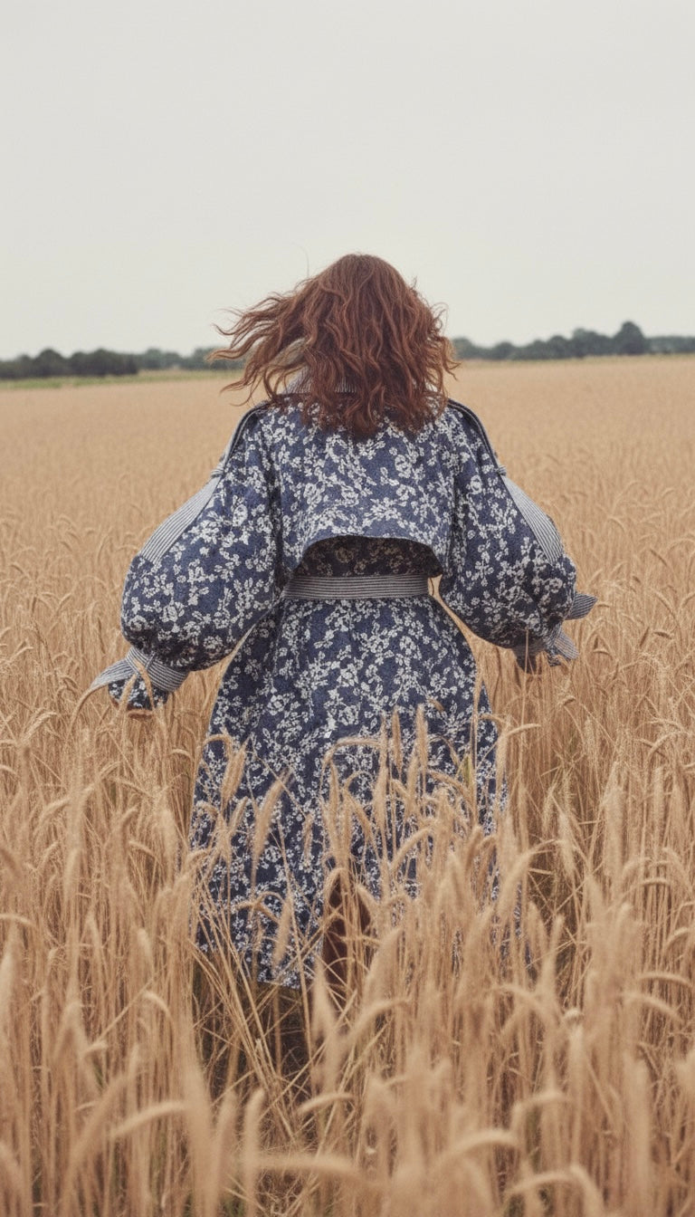Trench Anémone Denim
