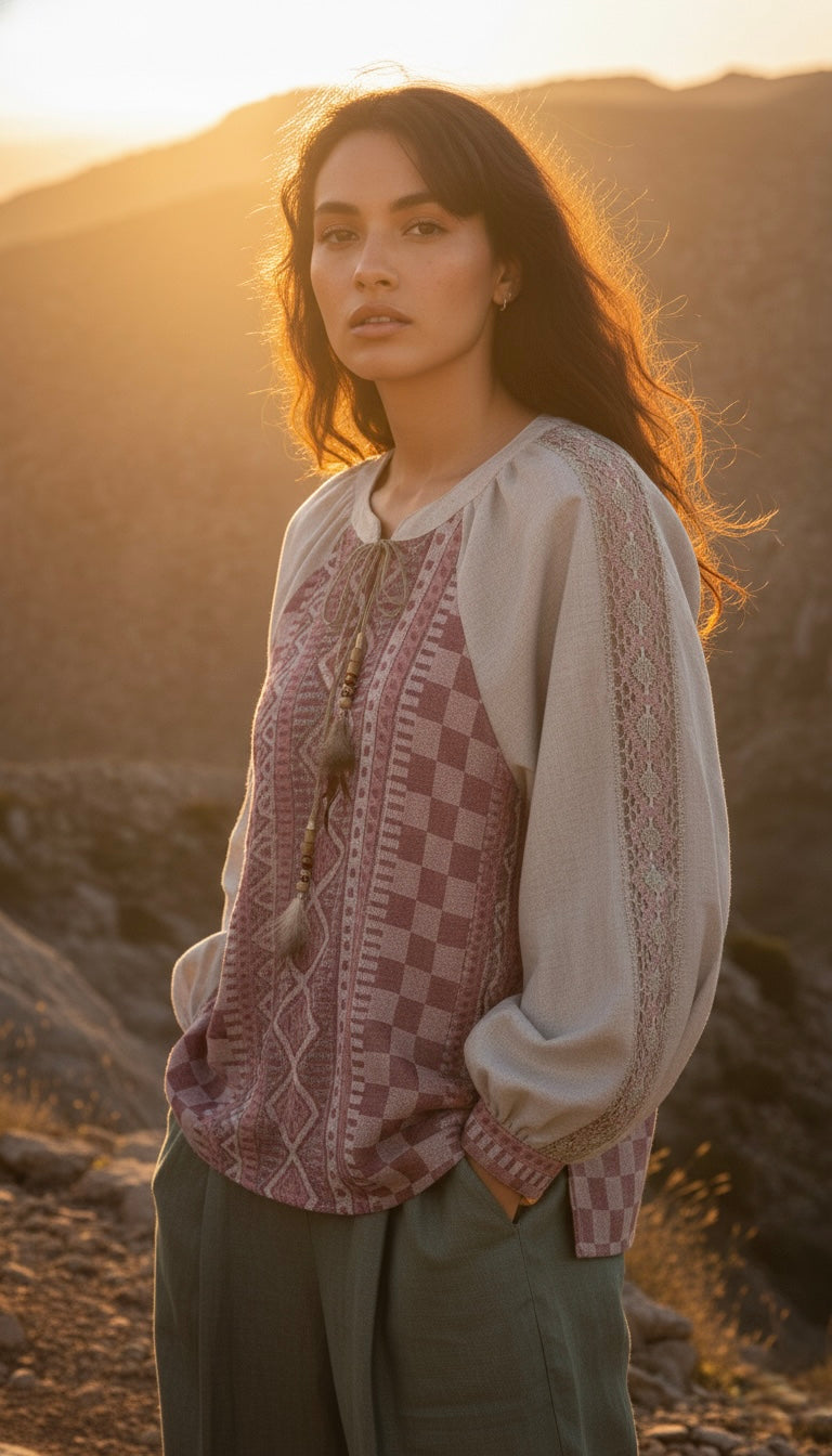 Chemise Rose Nomade